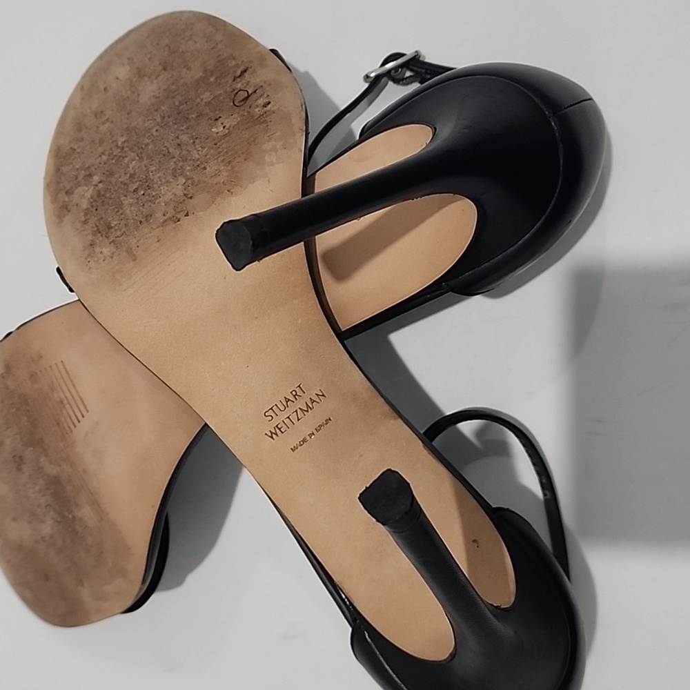 Stuart Weitzman Ankle Strap Heels - Picture 7 of 9